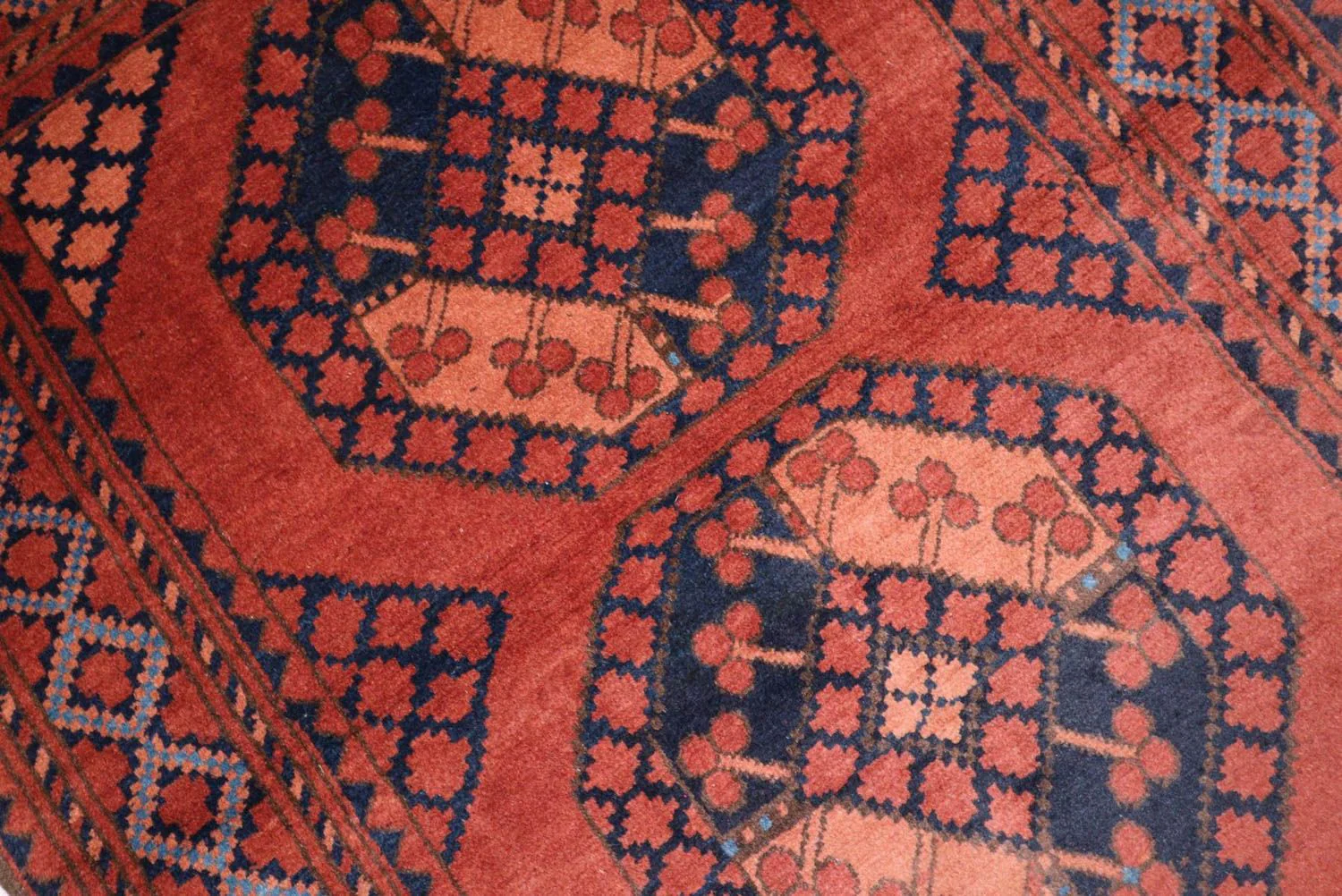 Afghan Teppich 120 x 92 cm - rot - Image 2