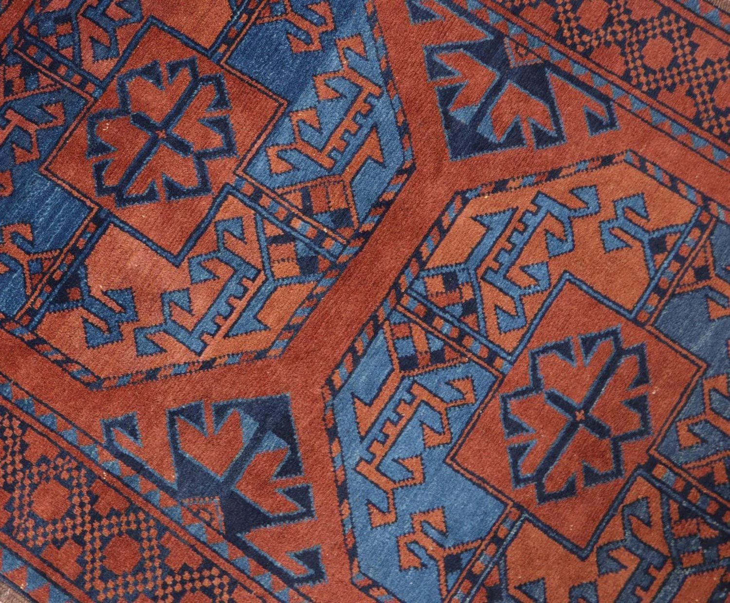Afghan Teppich 124 x 90 cm - rot - Image 2
