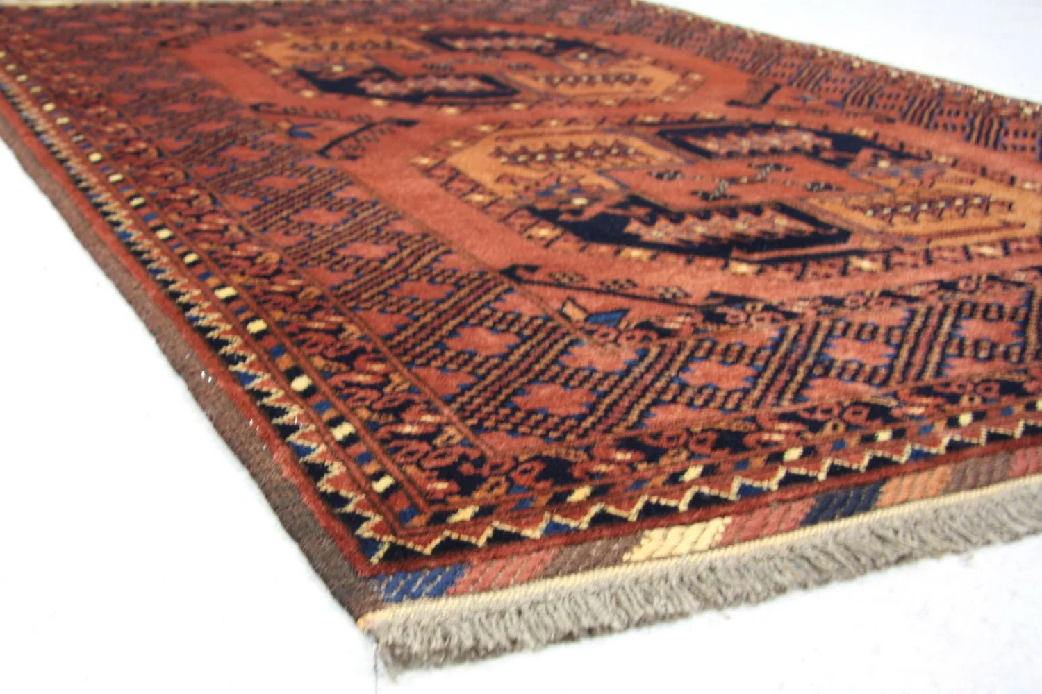 Afghan Teppich 142 x 104 cm - braun - Image 3