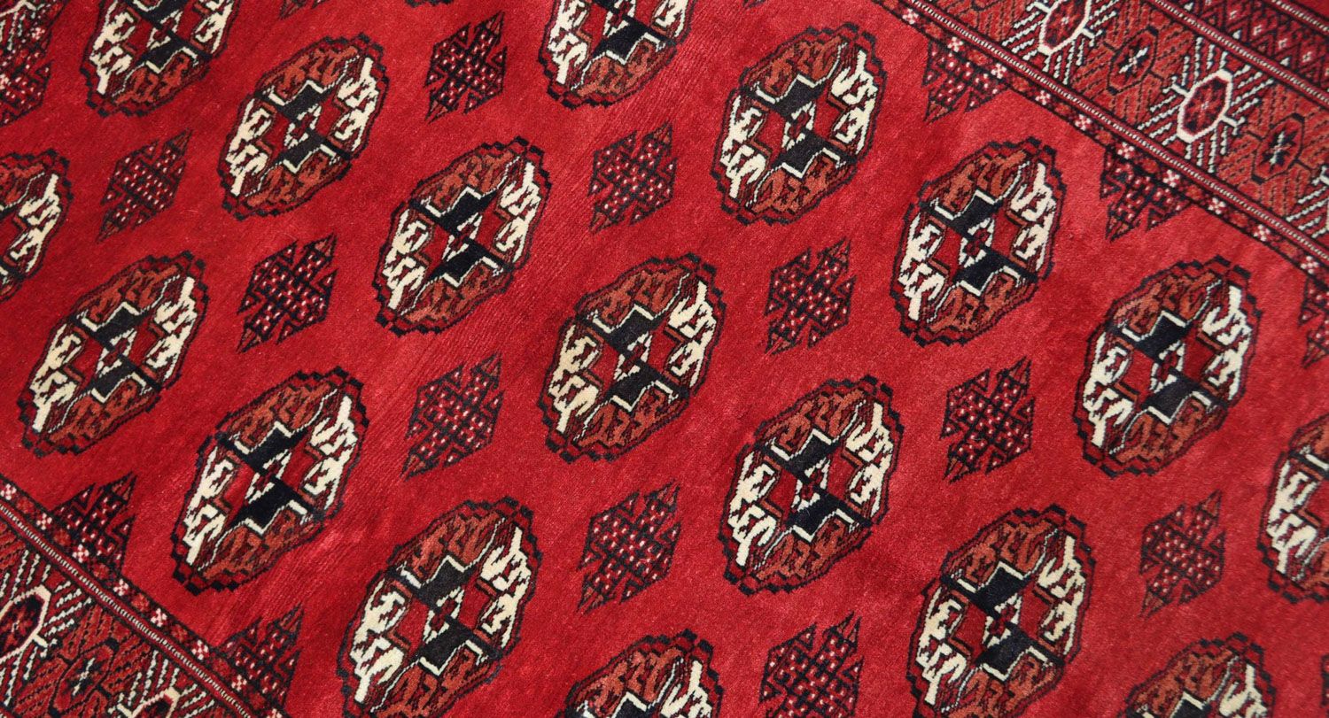 Afghan Teppich 152 x 118 cm - rot - Image 2