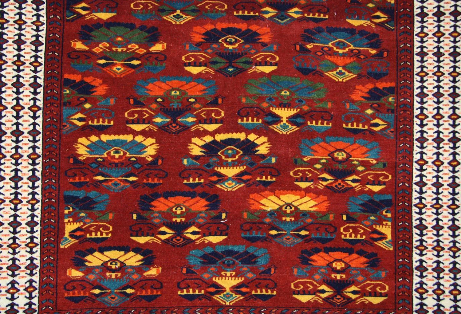 Afghan Teppich 160 x 130 cm - rost - Image 2