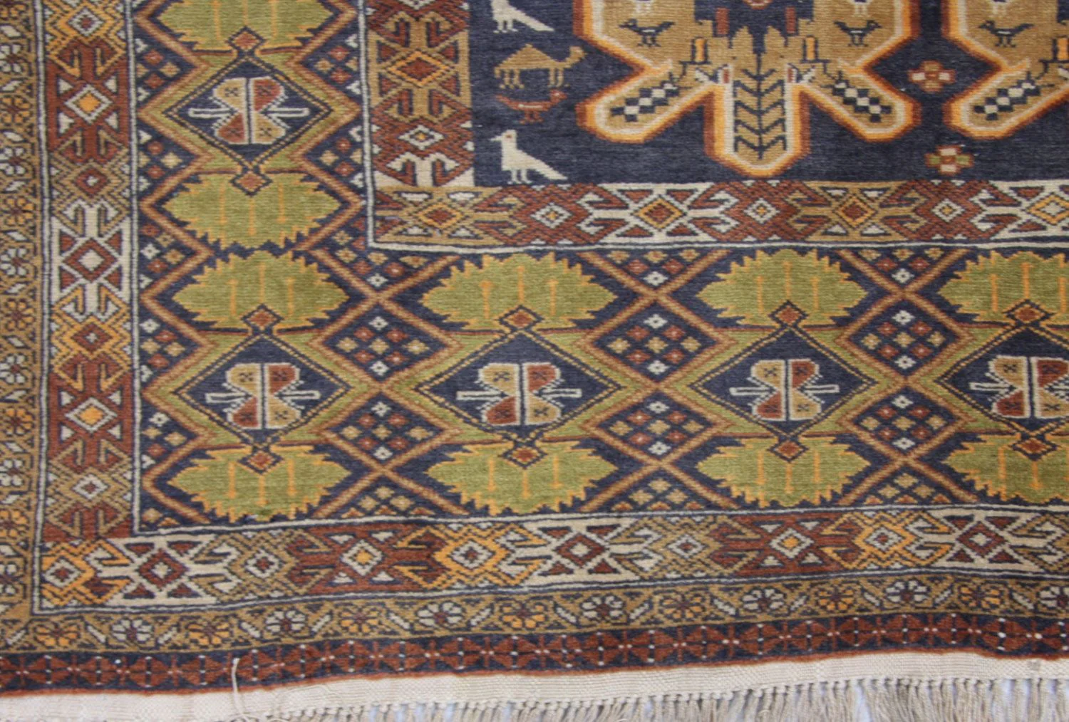 Afghan Teppich 175 x 108 cm - blau - Image 3