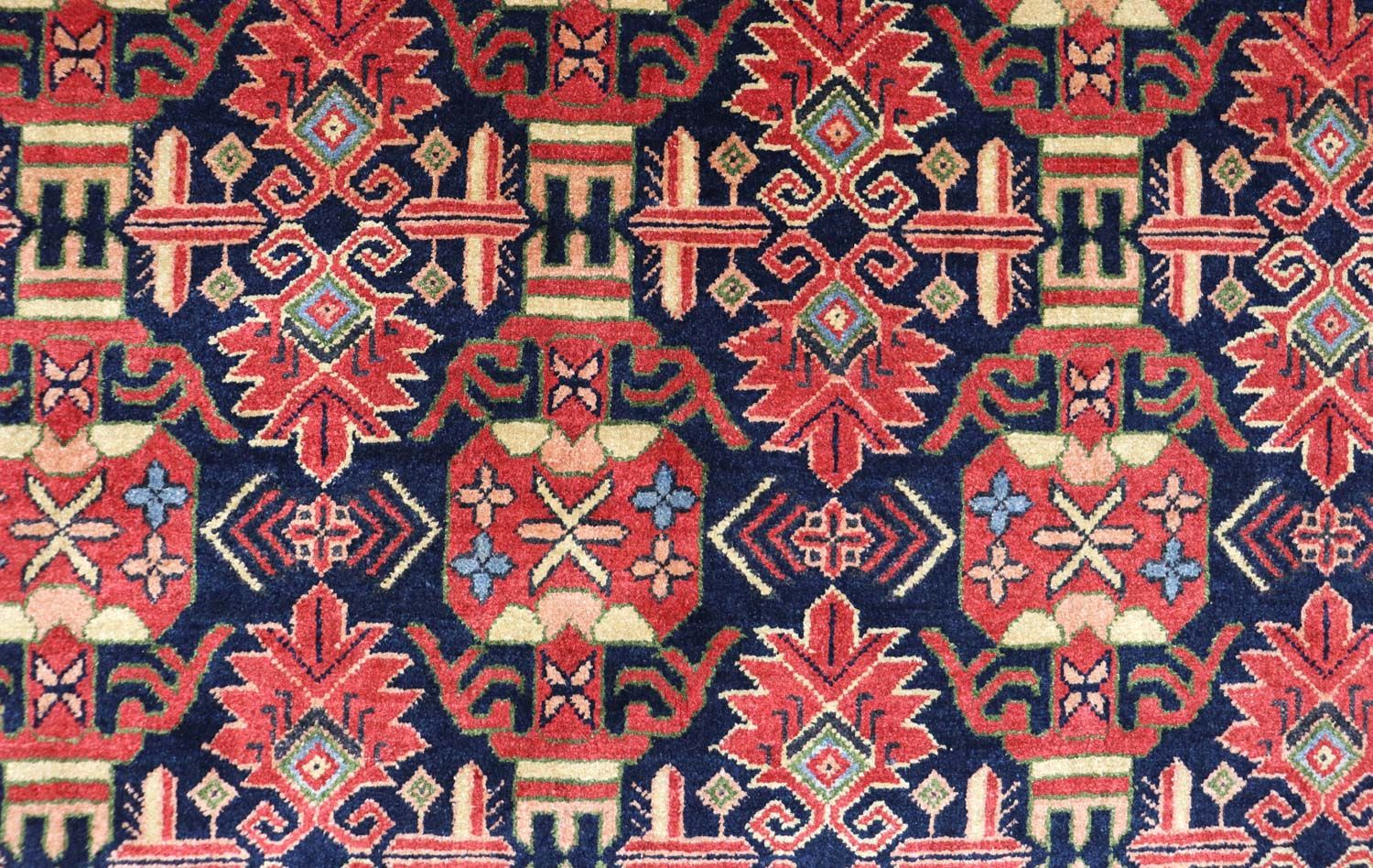 Afghan Teppich 182 x 121 cm - rot - Image 2