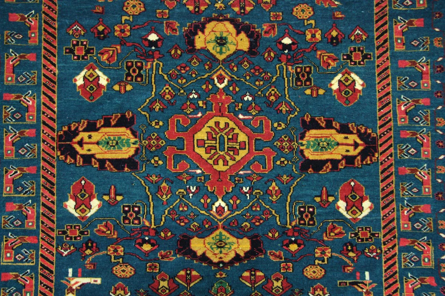Afghan Teppich 182 x 123 cm - blau - Image 2