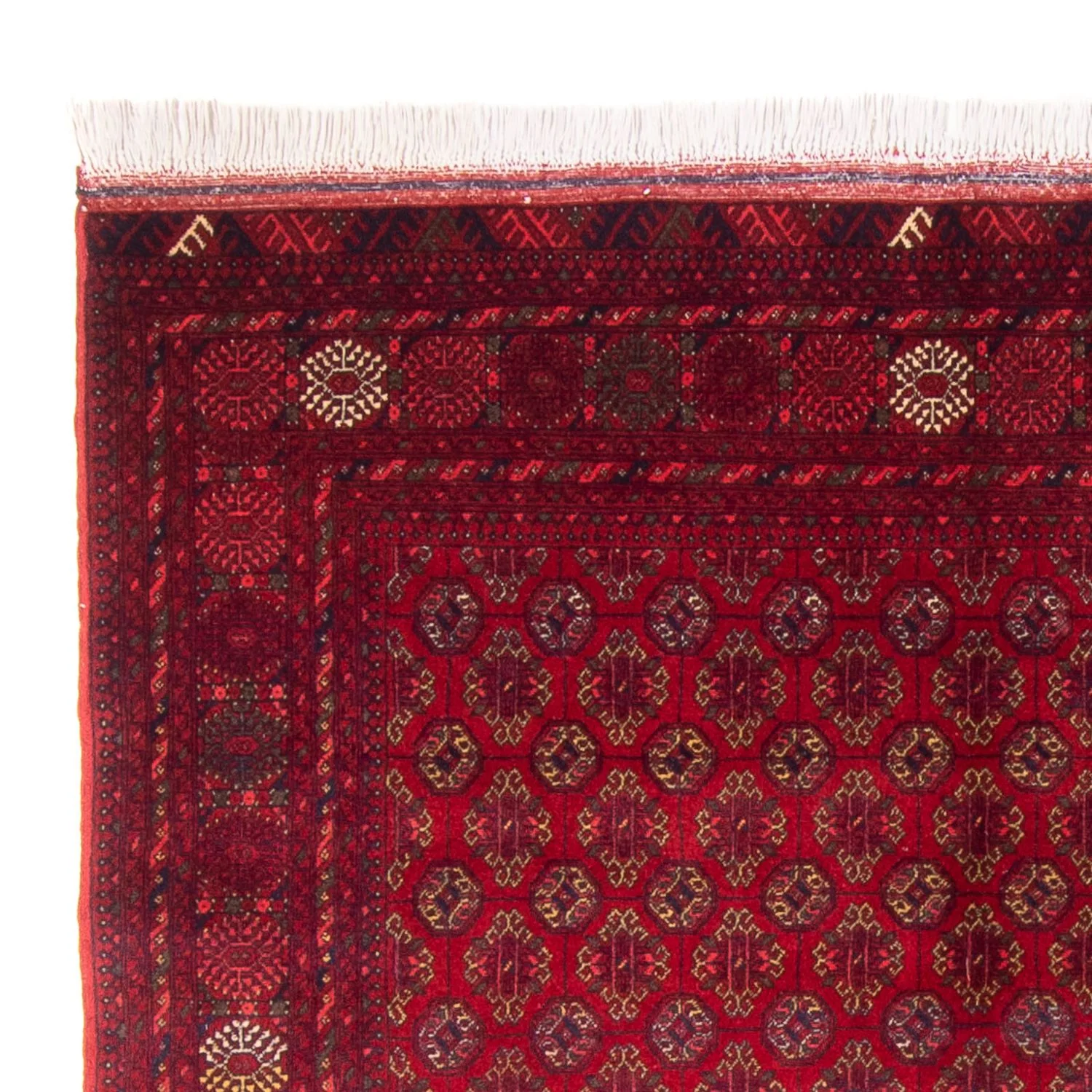 Afghan Teppich - 193 x 148 cm - rot - Image 3