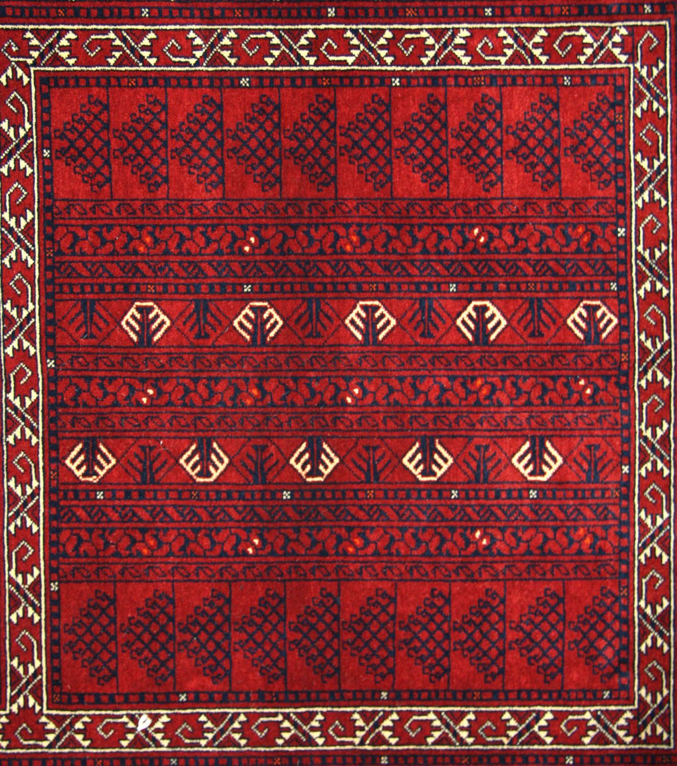 Afghan Teppich 235 x 161 cm - rot - Image 2