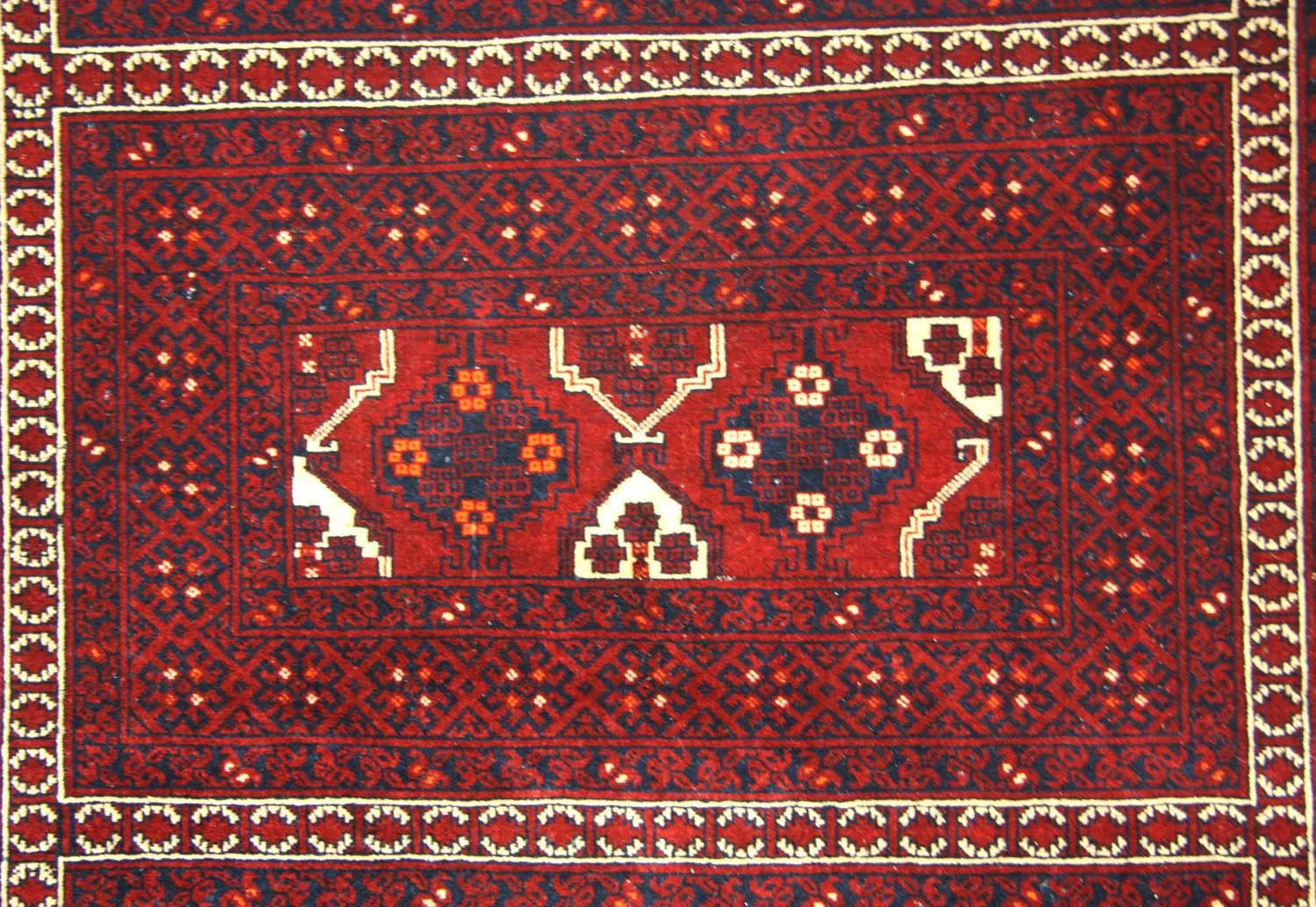 Afghan Teppich 246 x 163 cm - rot - Image 2
