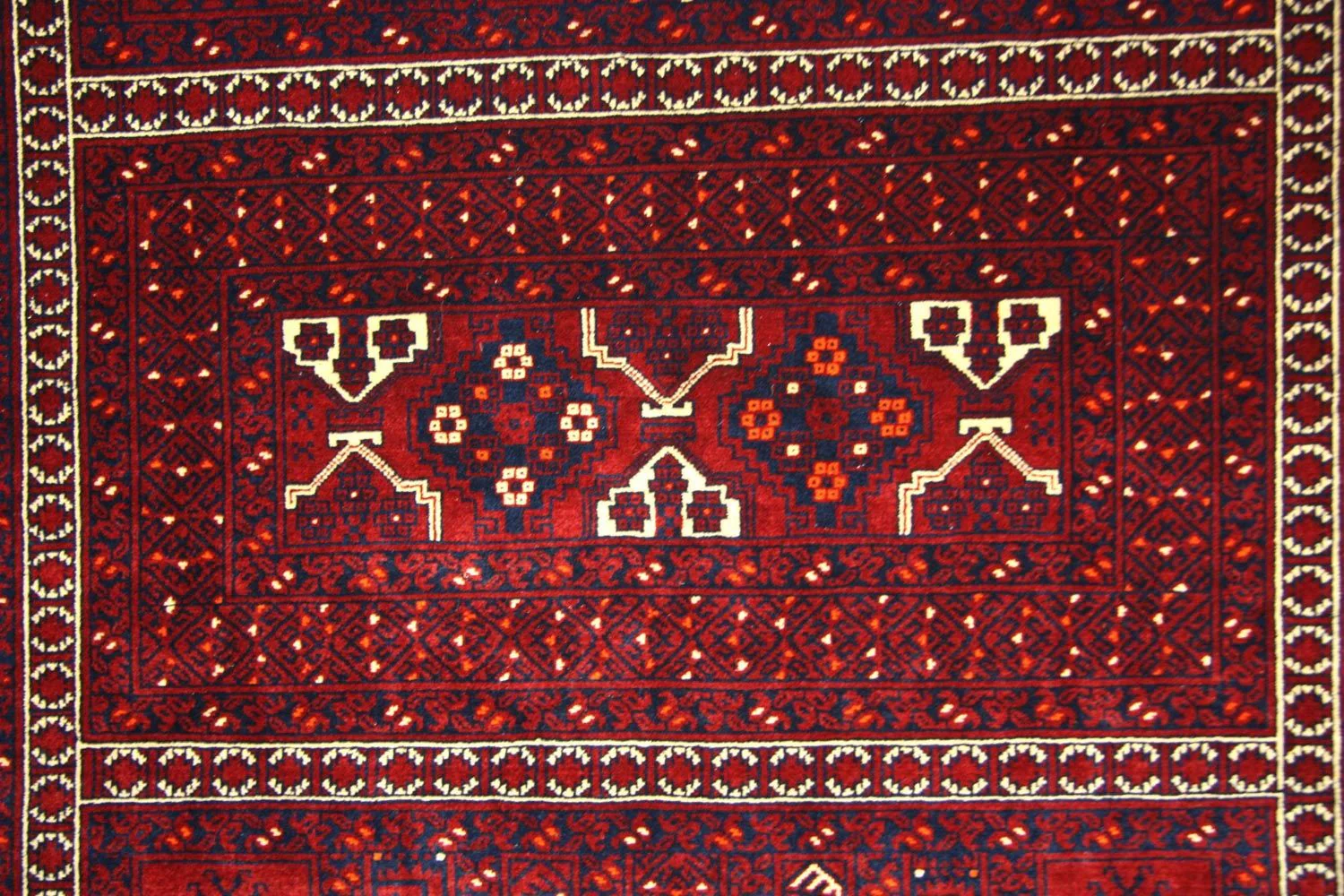 Afghan Teppich 250 x 157 cm - rot - Image 2