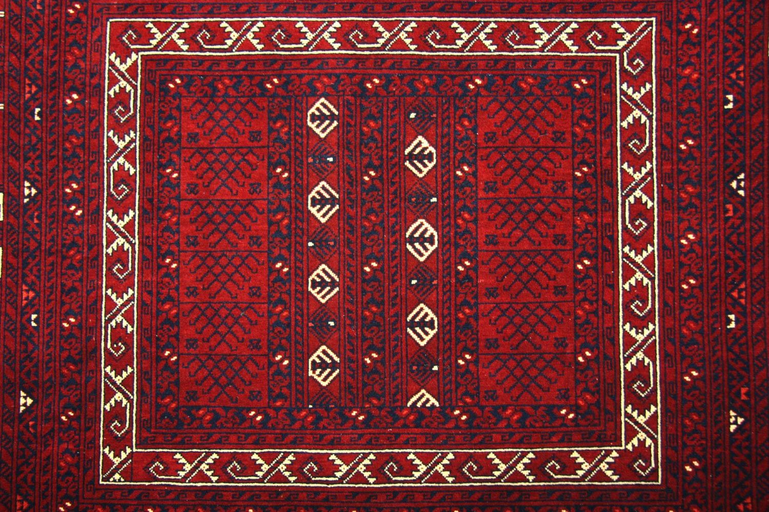 Afghan Teppich 250 x 157 cm - rot - Image 2