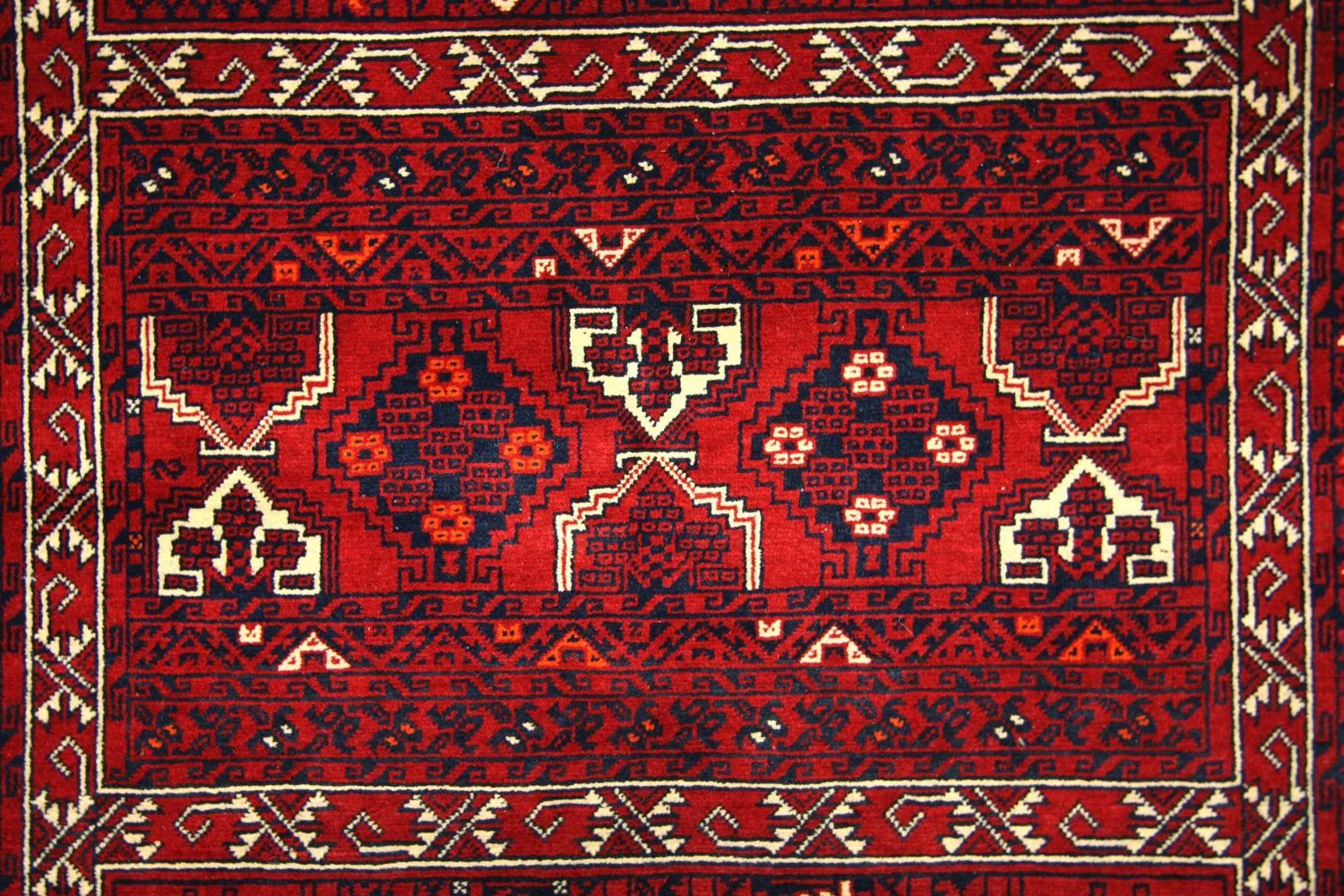 Afghan Teppich 250 x 166 cm - rot - Image 2