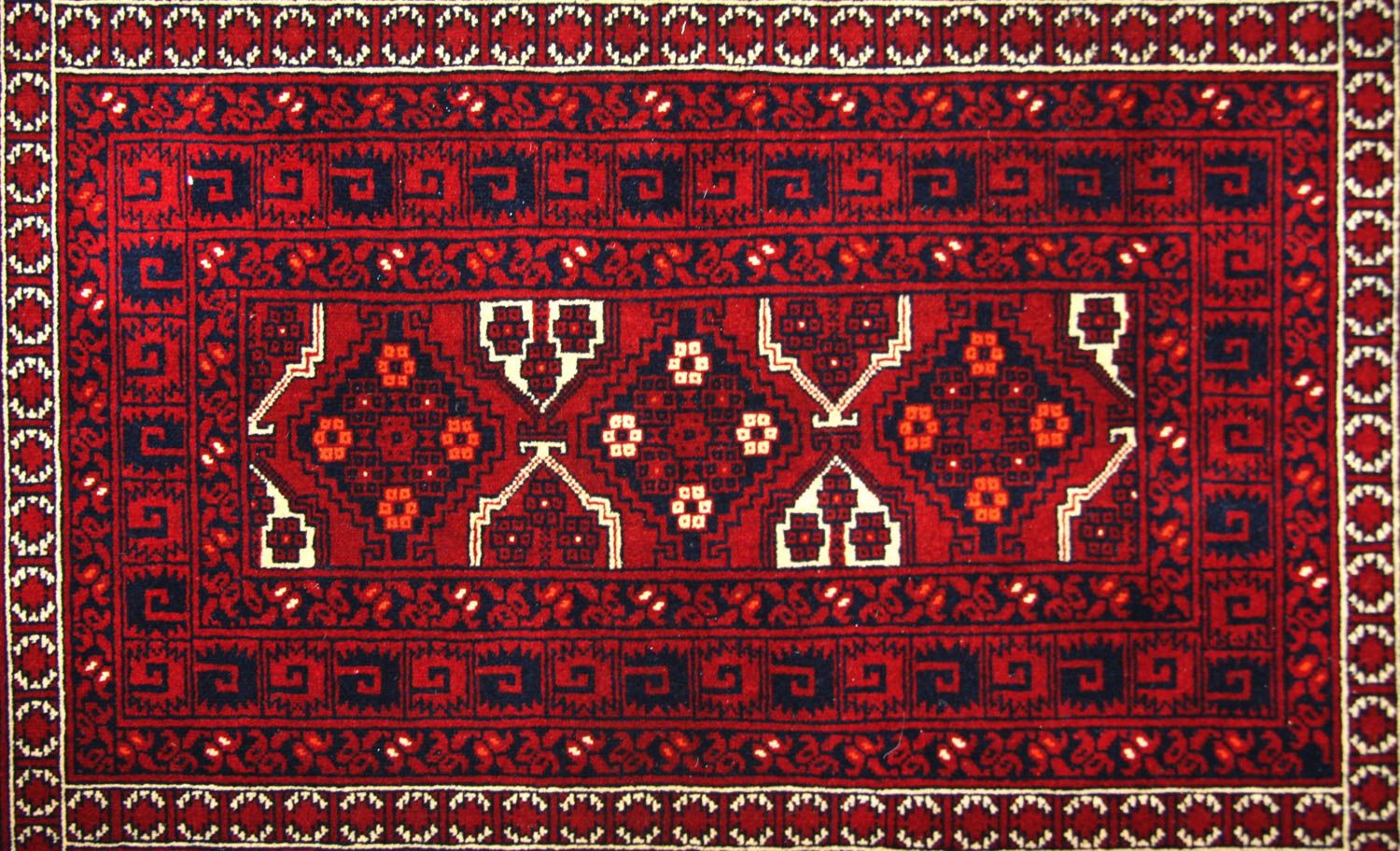Afghan Teppich 250 x 170 cm - rot - Image 2