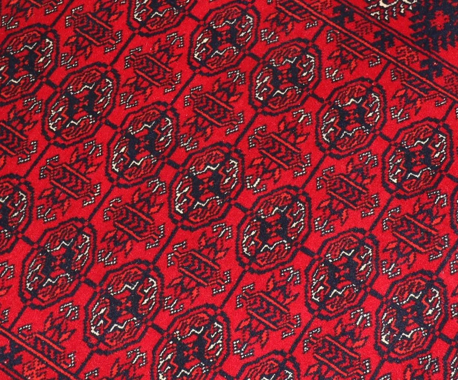 Afghan Teppich 278 x 83 cm - dunkelrot - Image 2
