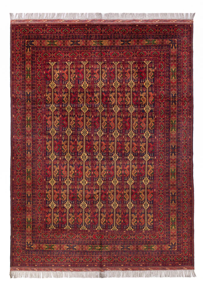 Afghan Teppich 353x254cm - Orientteppich