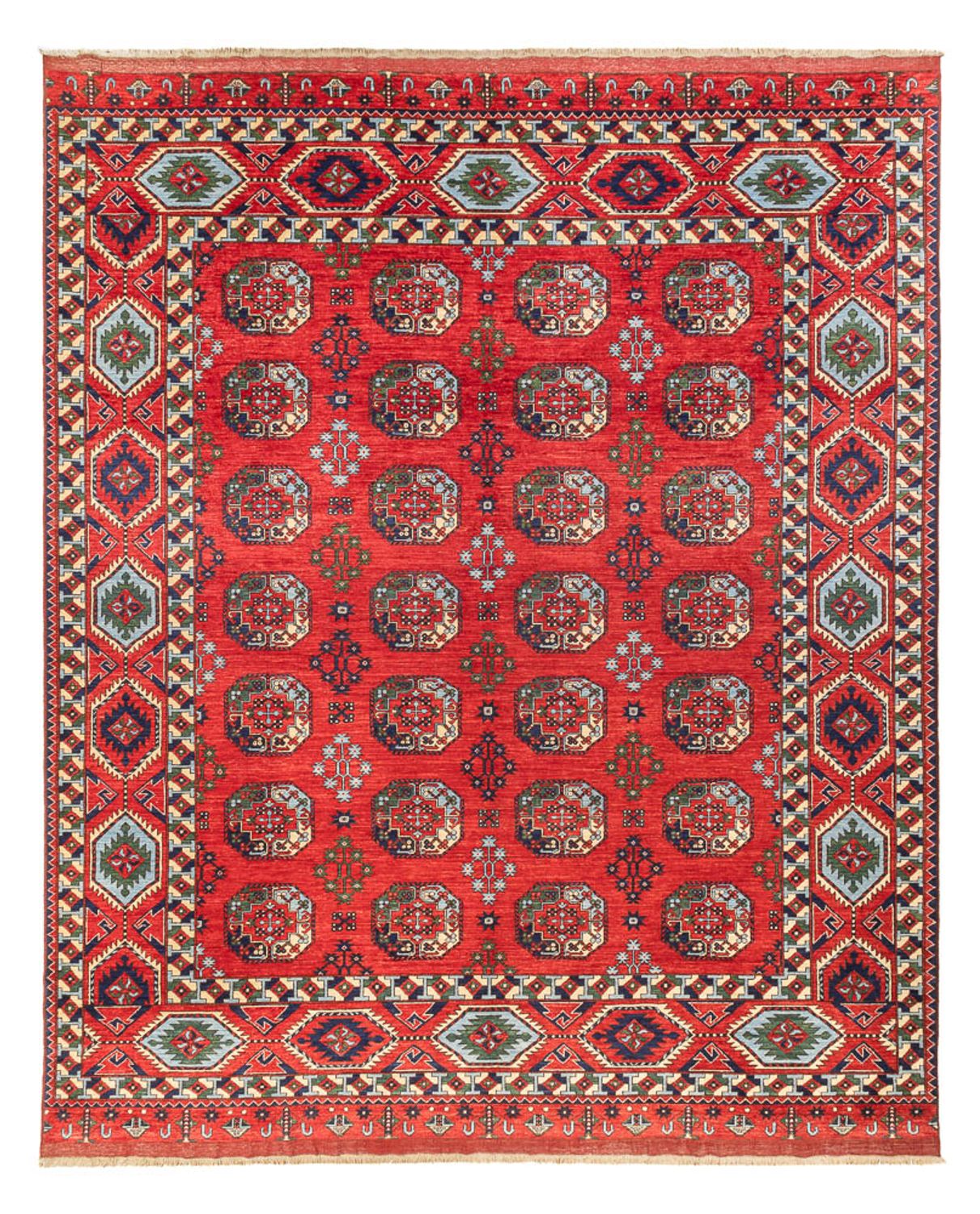 Afghan Teppich 379x307cm - Orientteppich