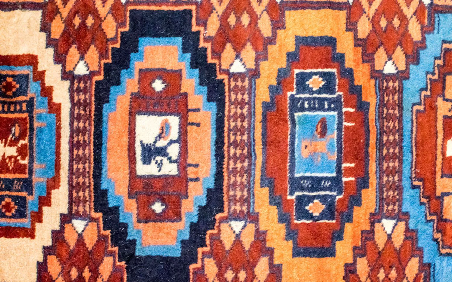 Afghan Teppich 69x46cm - Orientteppich - Image 2