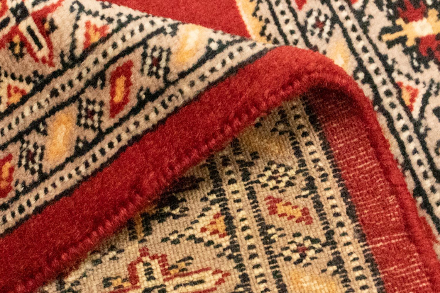 Afghan Teppich - Buchara 123 x 78 cm - rot - Image 3