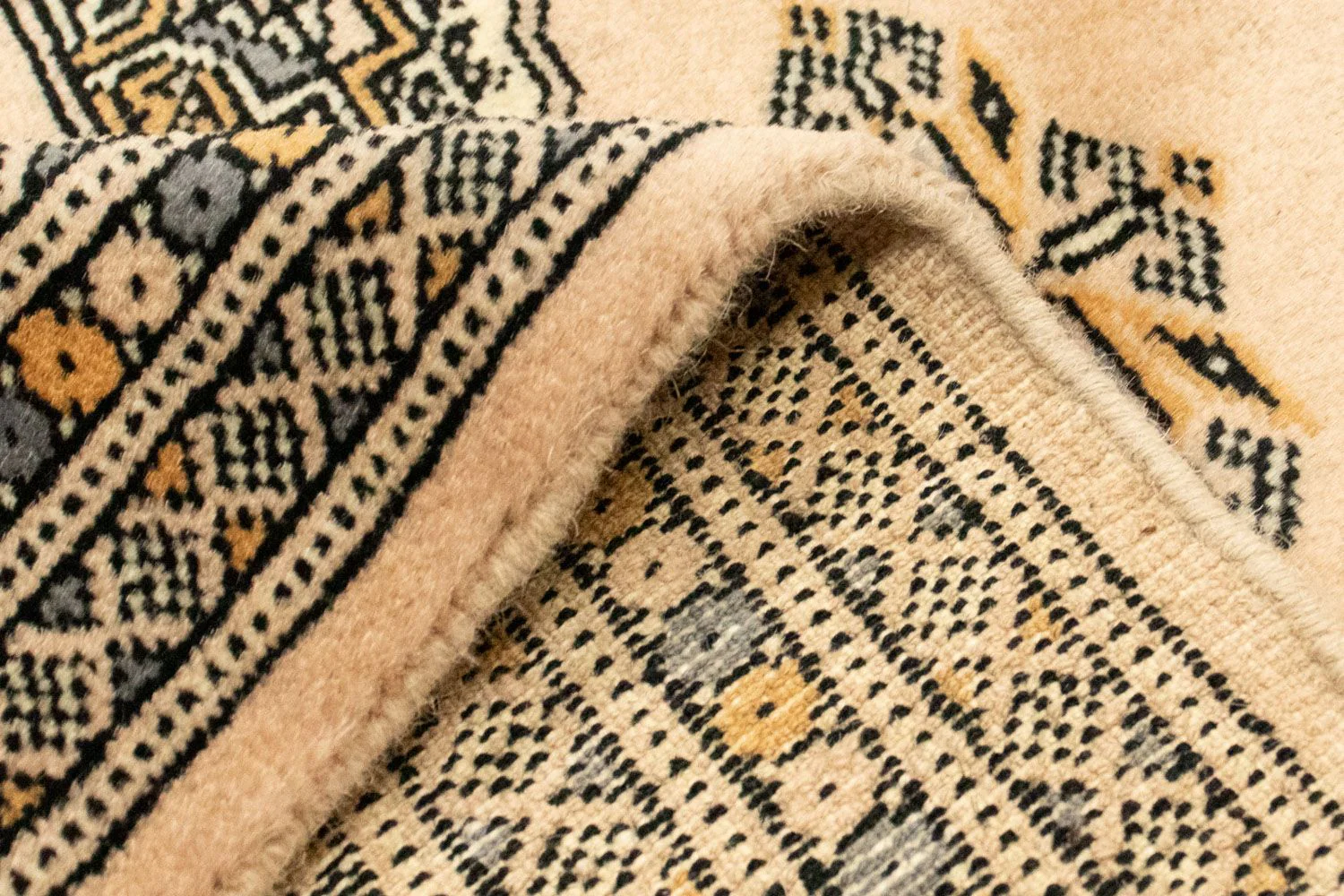 Afghan Teppich - Buchara 130 x 77 cm - beige - Image 4