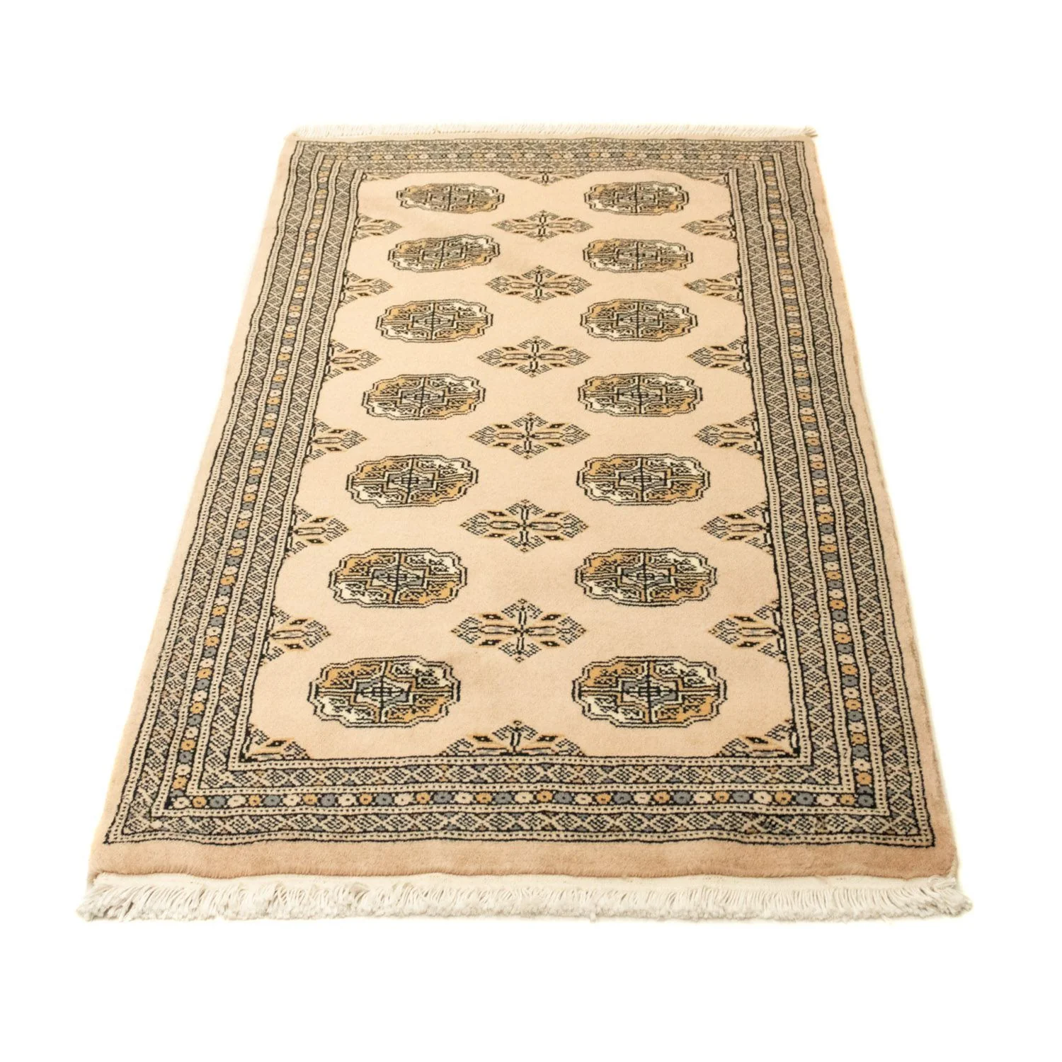 Afghan Teppich - Buchara 130 x 77 cm - beige - Image 5