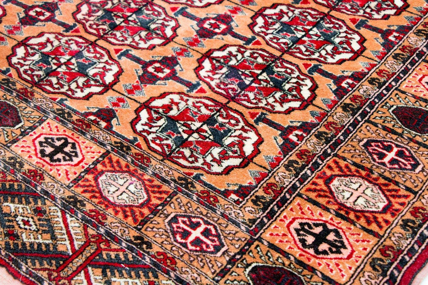 Afghan Teppich - Buchara 156 x 122 cm - lachs - Image 2