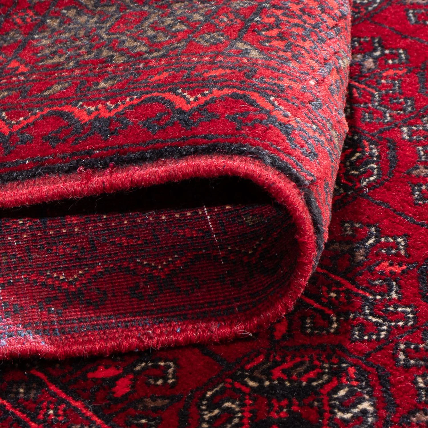Afghan Teppich - Buchara - 200 x 125 cm - rot - Image 4