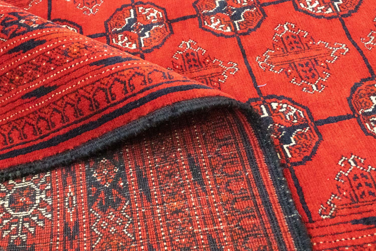 Afghan Teppich - Buchara 288 x 202 cm - dunkelrot - Image 4