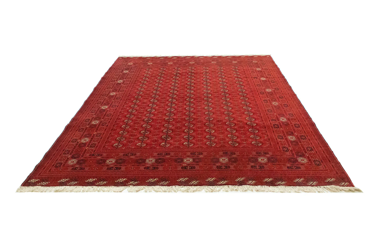 Afghan Teppich - Buchara 288 x 202 cm - dunkelrot - Image 5