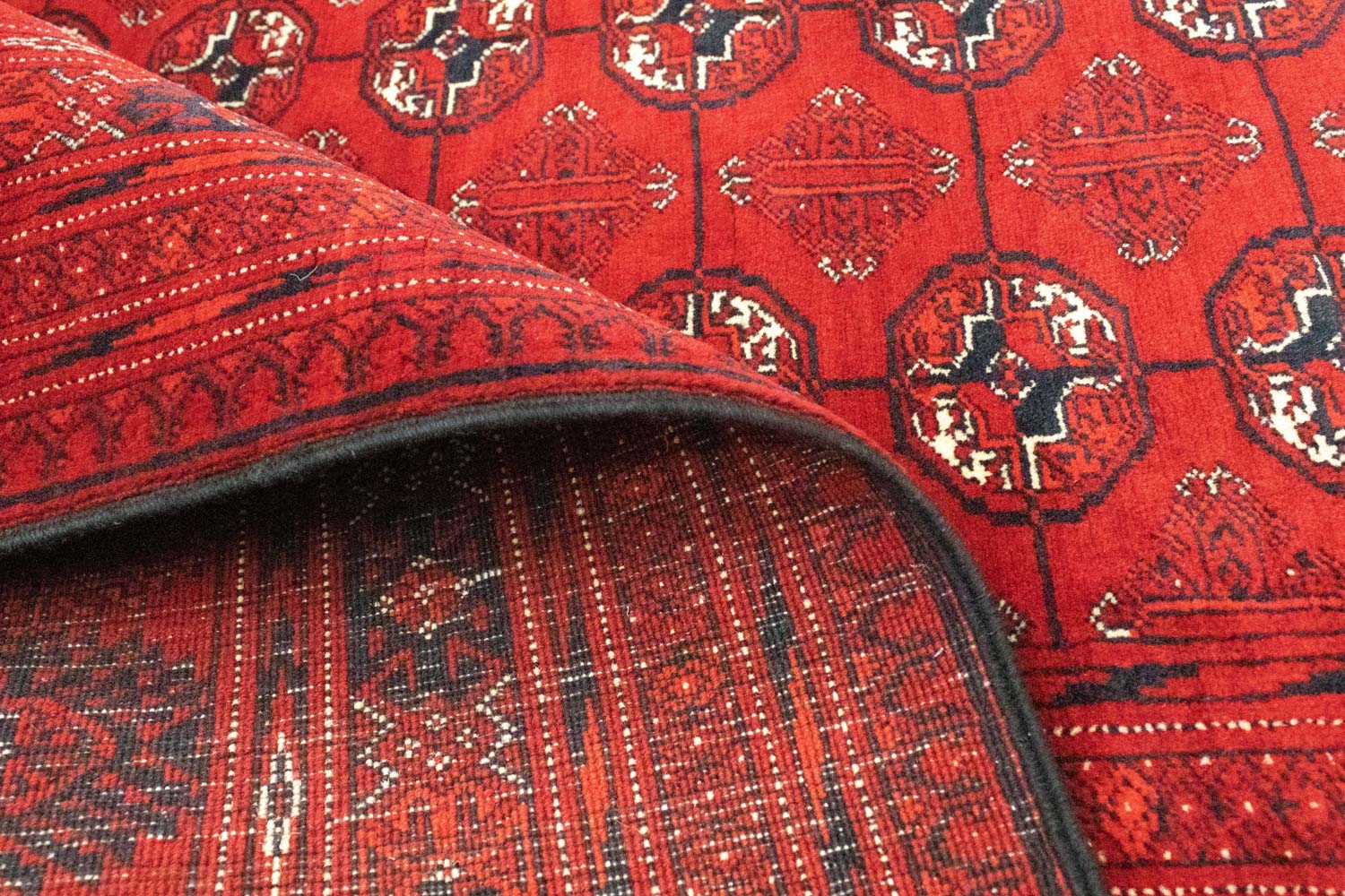 Afghan Teppich - Buchara 293 x 203 cm - rot - Image 4