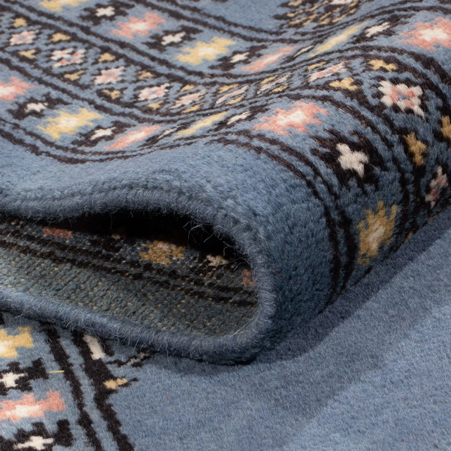 Afghan Teppich - Buchara - 308 x 206 cm - blau - Image 4