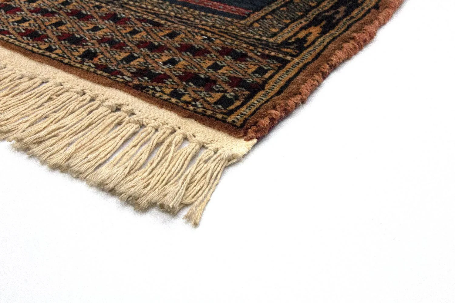 Afghan Teppich - Buchara 44 x 47 cm - blau - Image 3