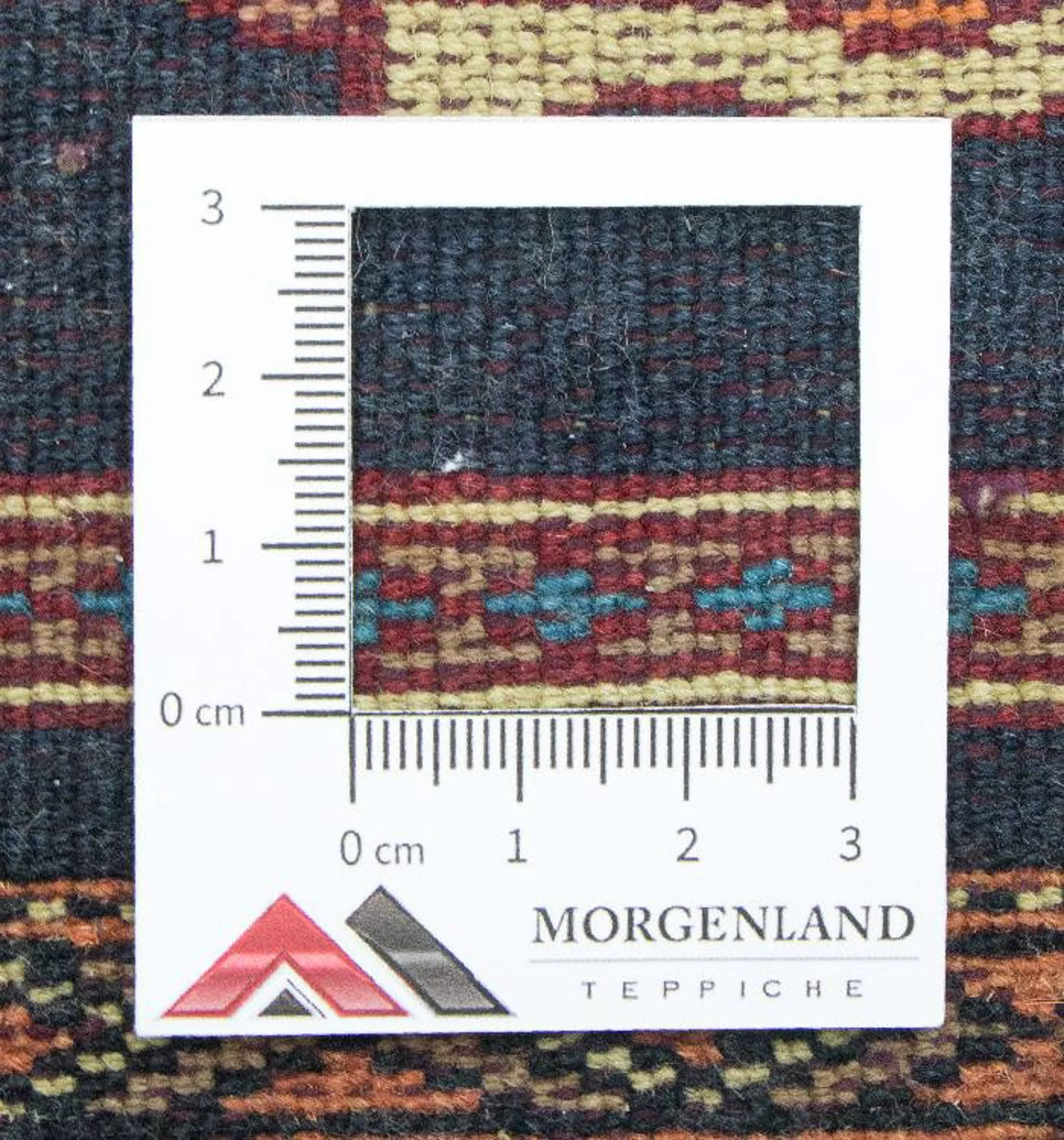 Afghan Teppich - Buchara 44 x 47 cm - blau - Image 5