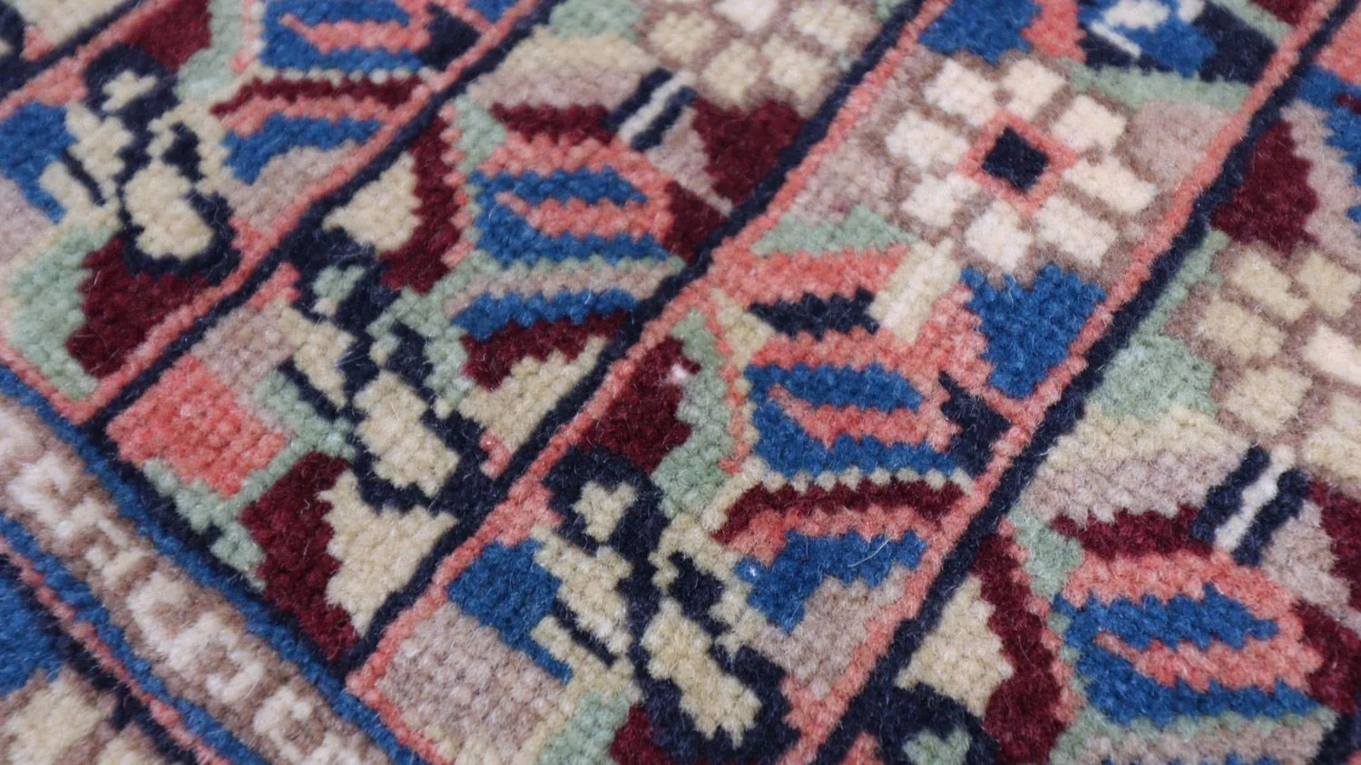 Afghan Teppich - Buchara 75 x 56 cm - blau - Image 2