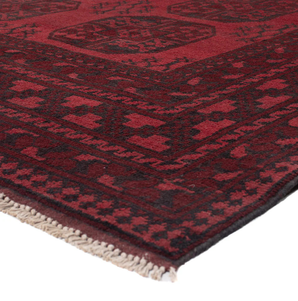Afghan Teppich - Filpa - 288 x 197 cm - dunkelrot - Image 4