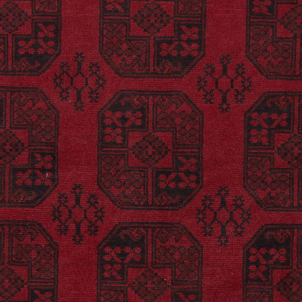 Afghan Teppich - Filpa - 293 x 197 cm - dunkelrot - Image 2