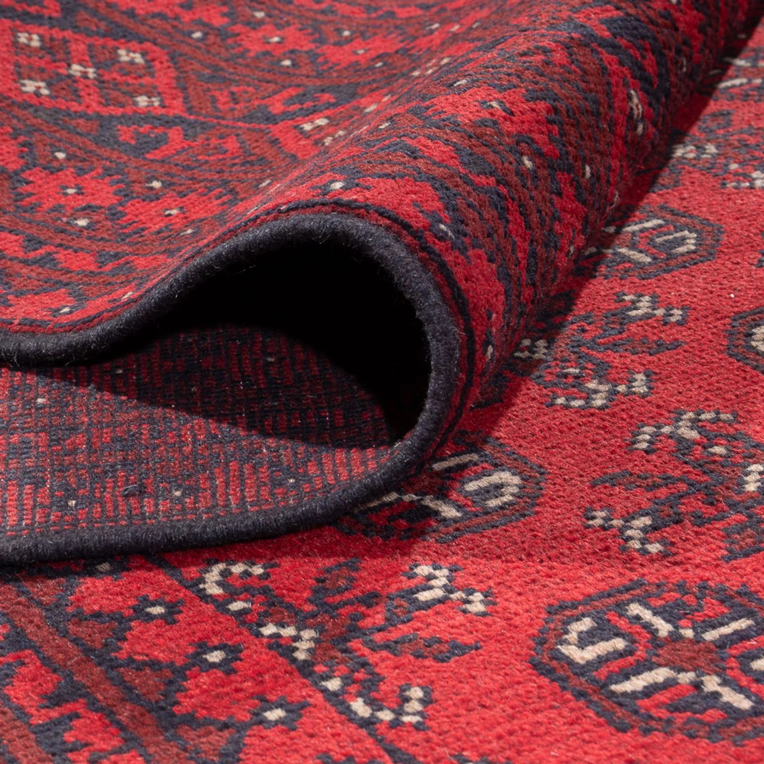 Afghan Teppich - Filpa - 392 x 308 cm - bordeauxrot - Image 4