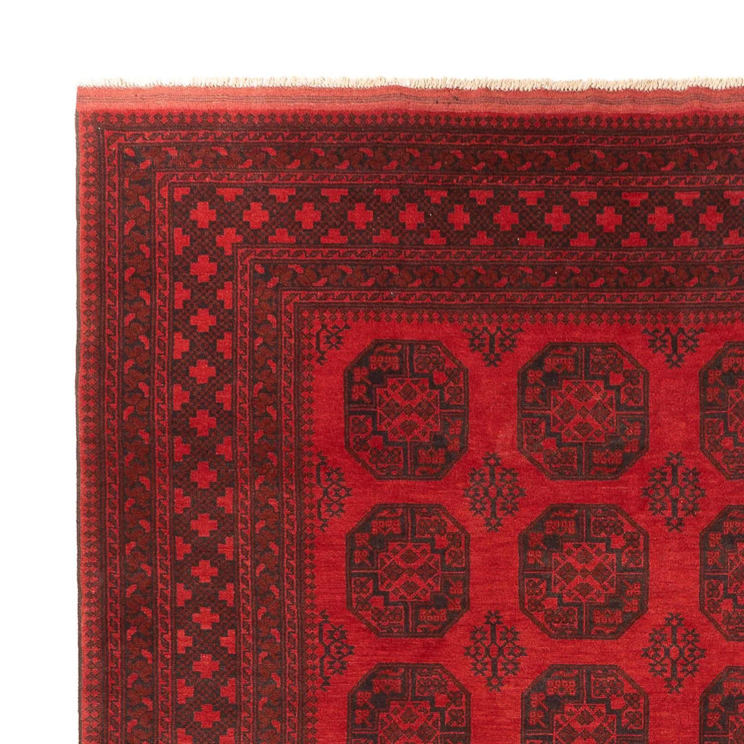 Afghan Teppich - Filpa - 401 x 309 cm - rot - Image 3