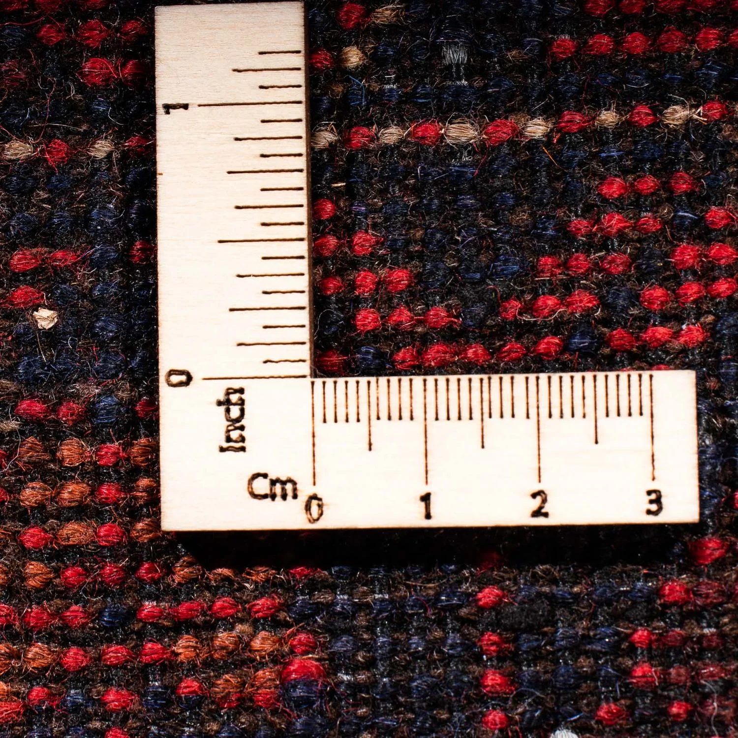 Afghan Teppich - Kunduz 125 x 78 cm - dunkelrot - Image 6