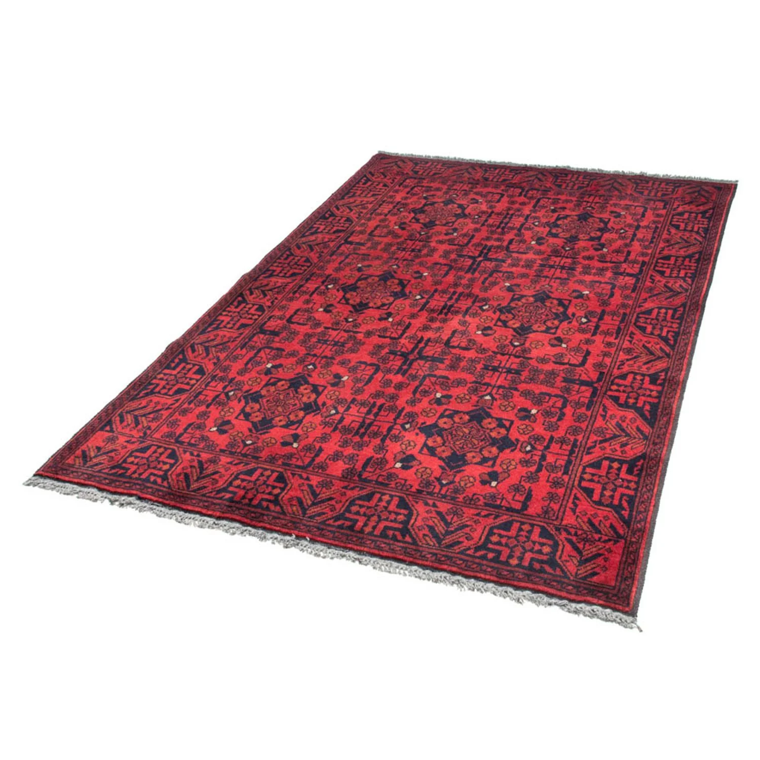 Afghan Teppich - Kunduz 186 x 126 cm - rot - Image 5