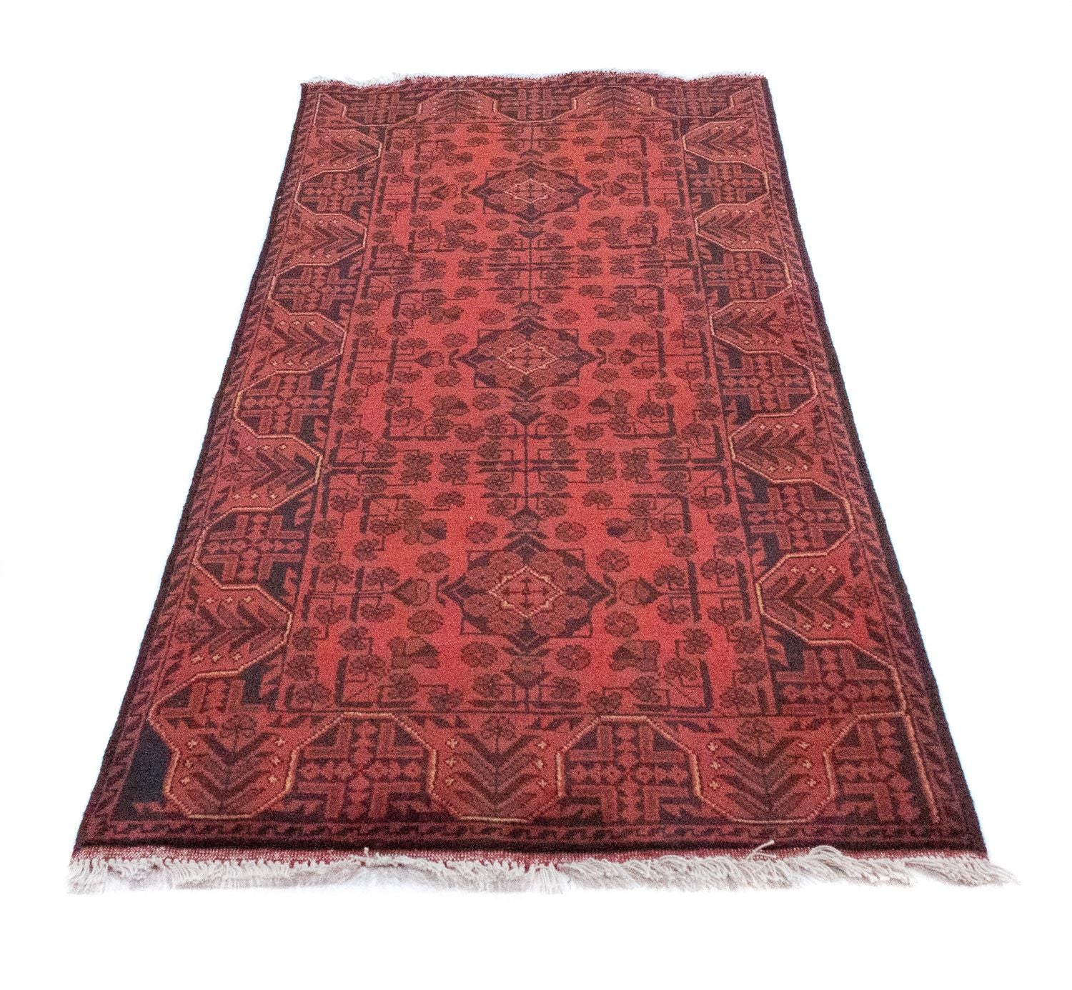 Afghan Teppich - Kunduz 189 x 75 cm - rot - Image 5