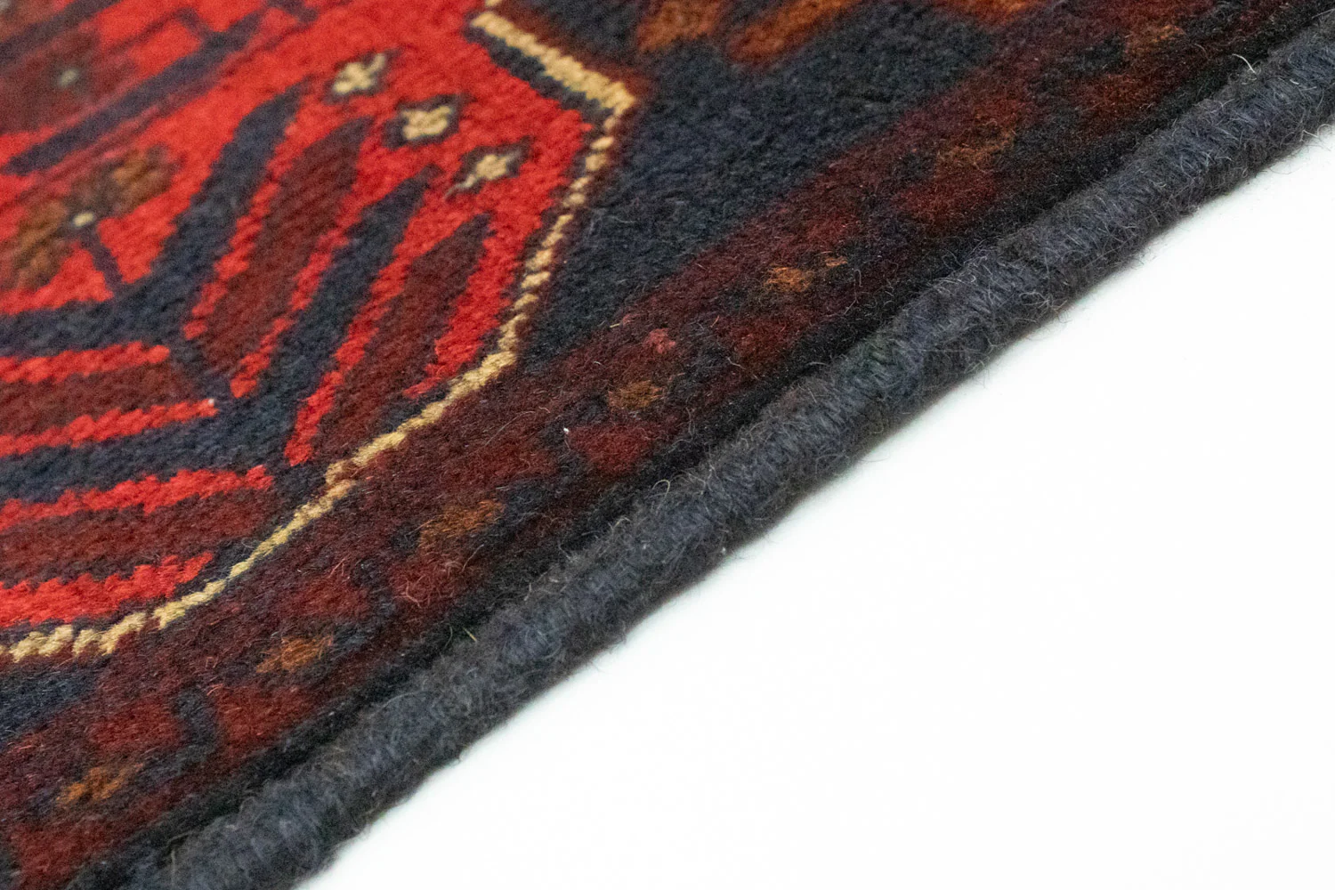 Afghan Teppich - Kunduz 191 x 121 cm - dunkelblau - Image 3