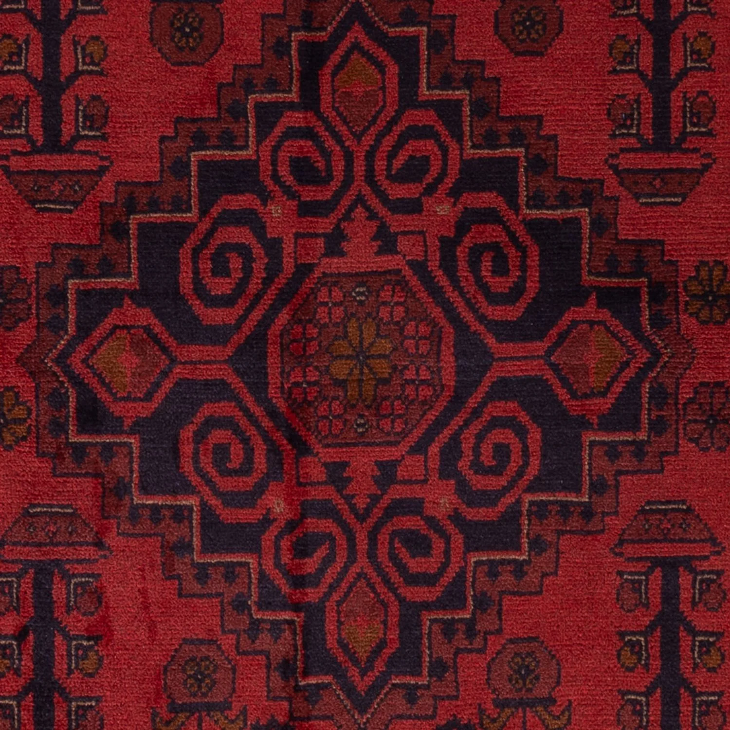 Afghan Teppich - Kunduz - 192 x 122 cm - rot - Image 2