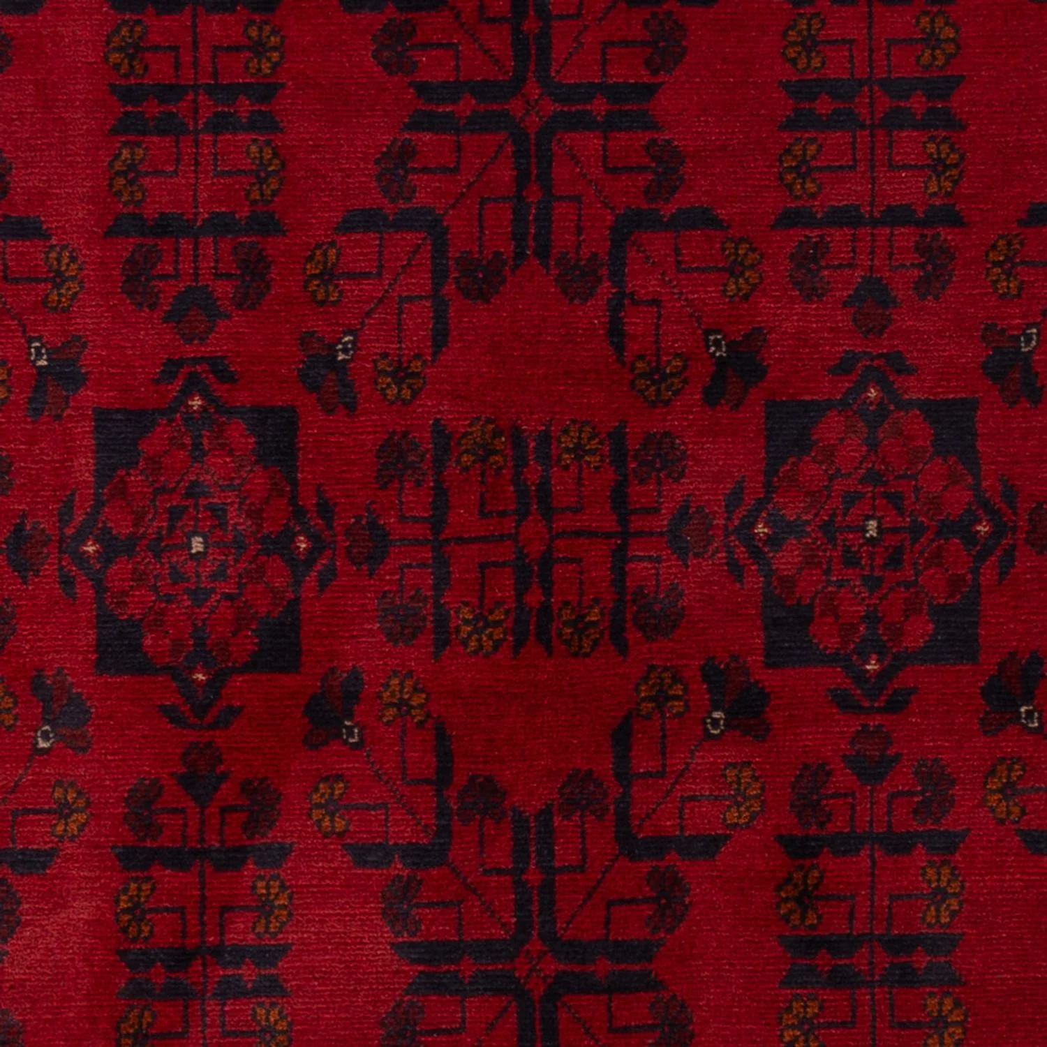 Afghan Teppich - Kunduz - 195 x 125 cm - dunkelrot - Image 2
