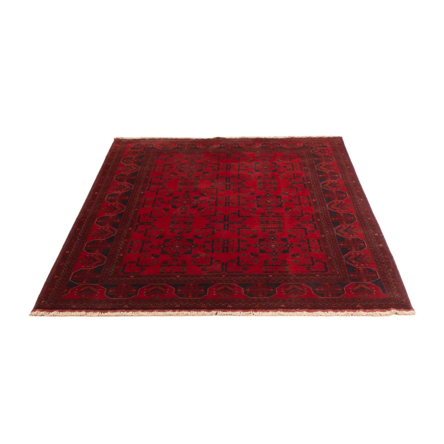 Afghan Teppich - Kunduz - 195 x 125 cm - dunkelrot - Image 5