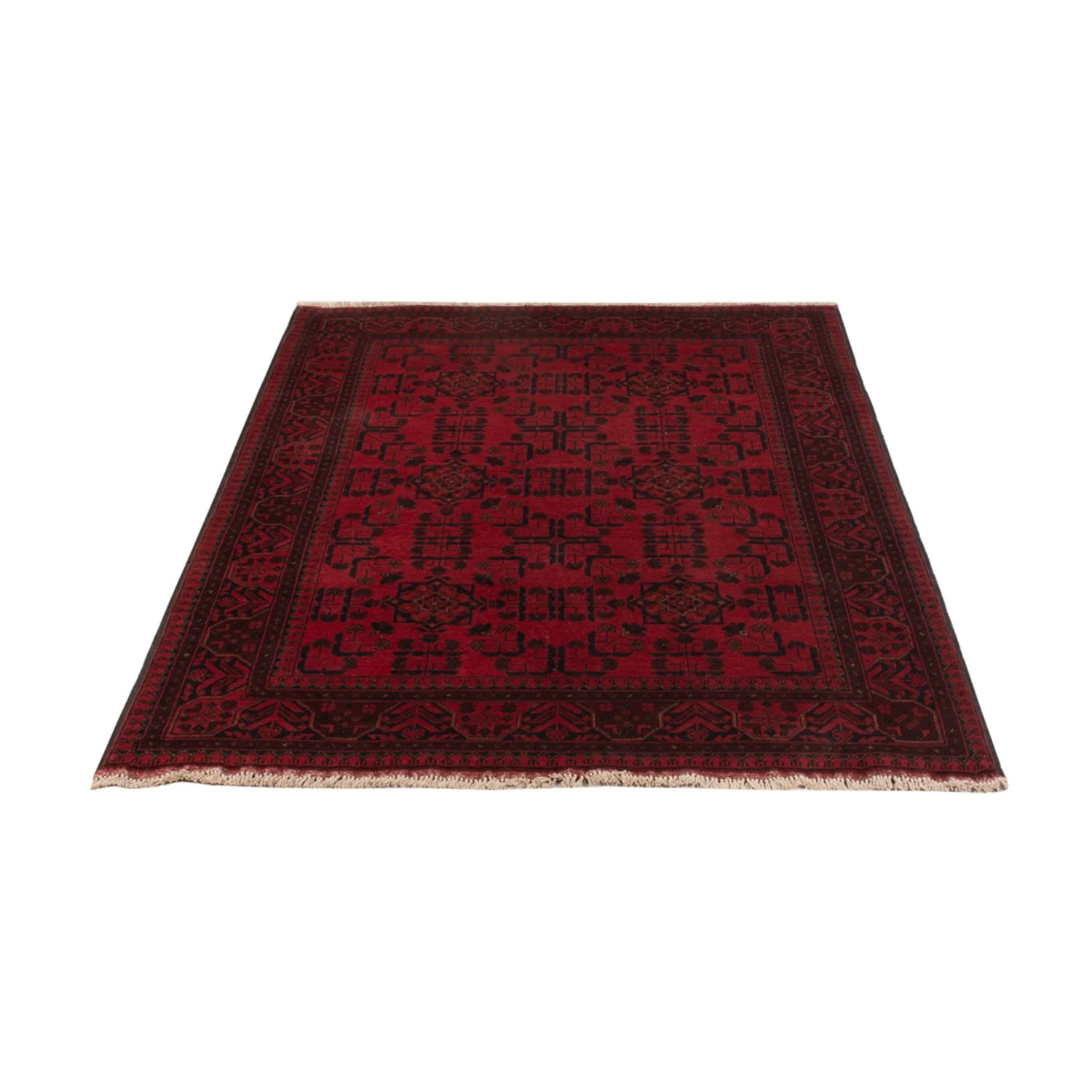 Afghan Teppich - Kunduz - 196 x 130 cm - rot - Image 5