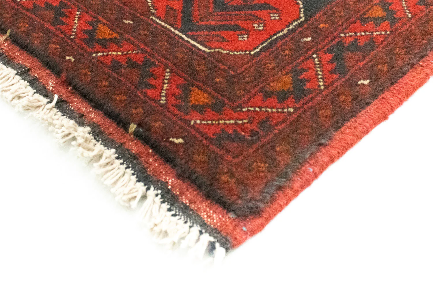 Afghan Teppich - Kunduz 197 x 149 cm - rot - Image 2
