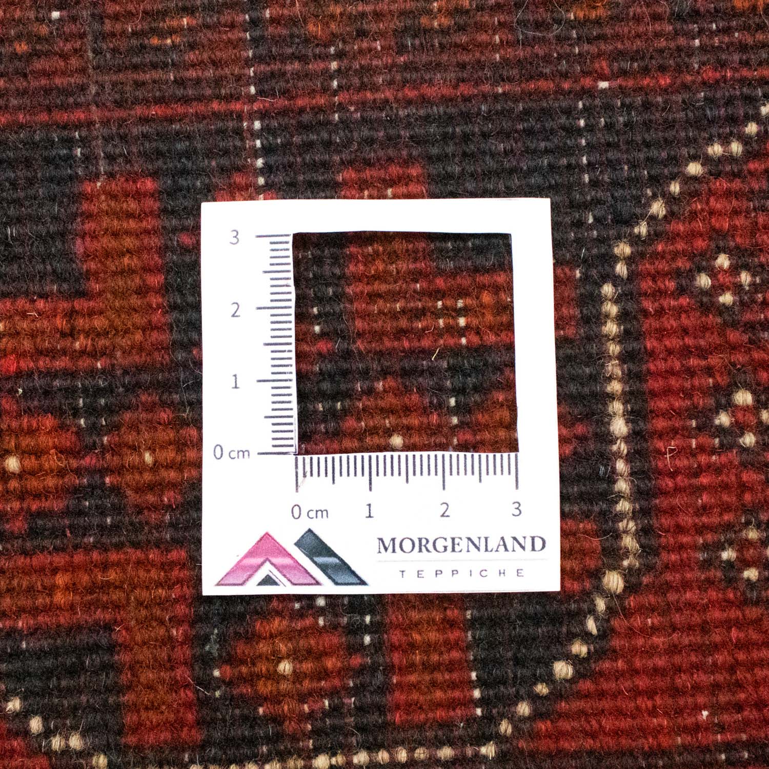 Afghan Teppich - Kunduz 197 x 149 cm - rot - Image 6
