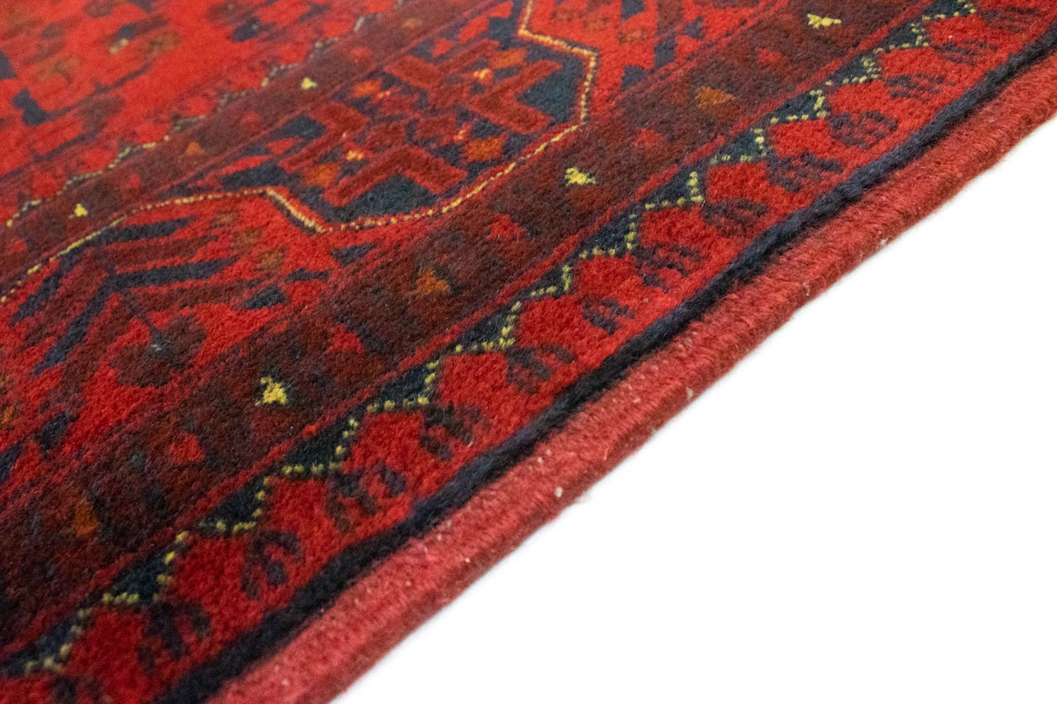 Afghan Teppich - Kunduz 197 x 151 cm - rot - Image 3