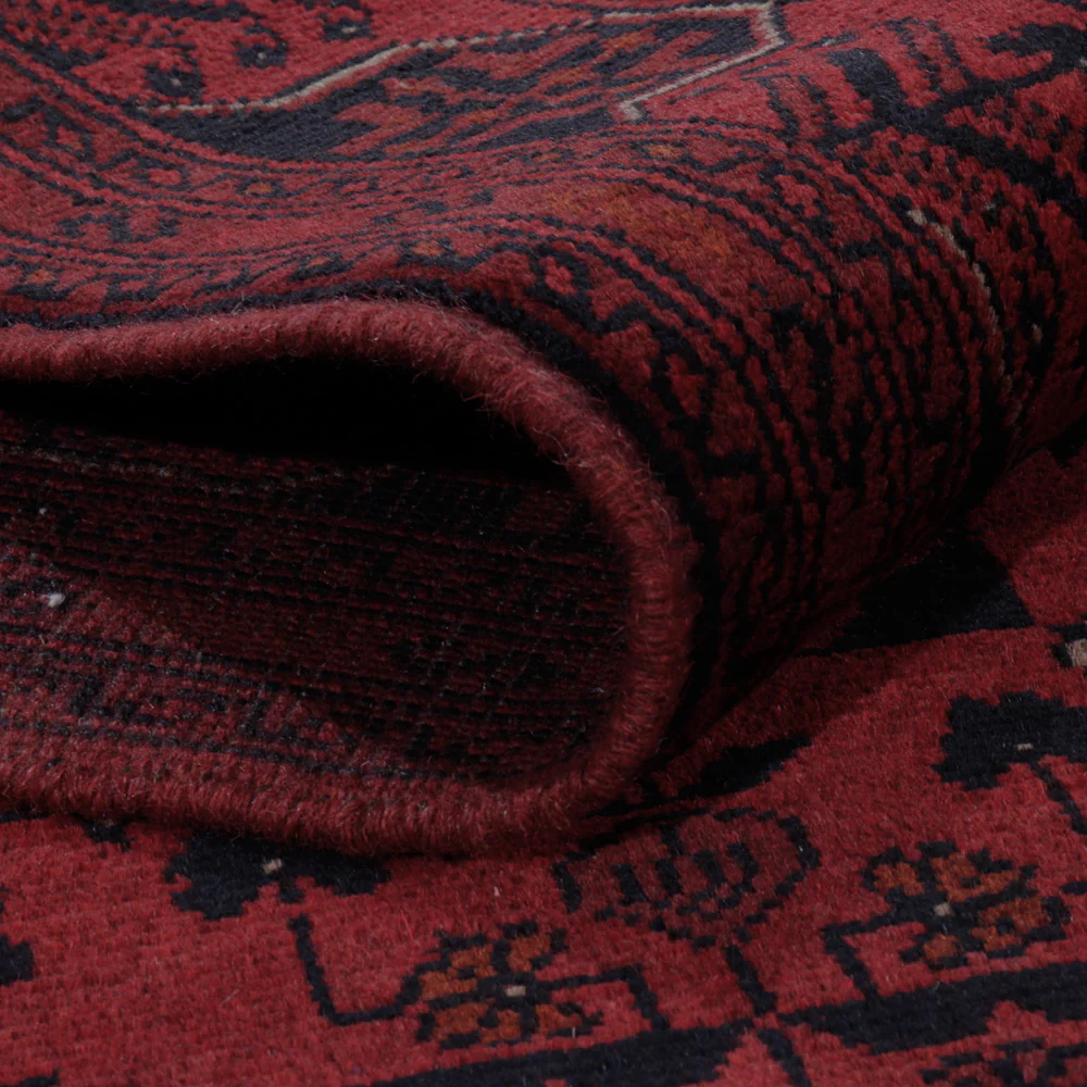 Afghan Teppich - Kunduz - 198 x 153 cm - rot - Image 5