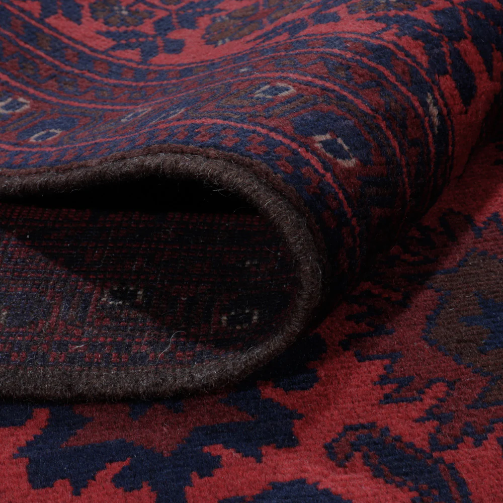Afghan Teppich - Kunduz - 200 x 156 cm - rot - Image 5