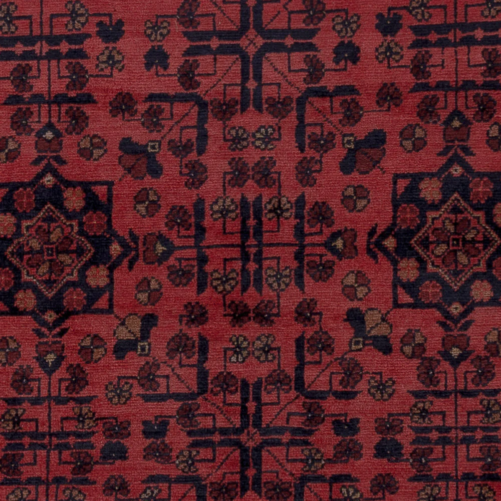 Afghan Teppich - Kunduz - 202 x 155 cm - rot - Image 2