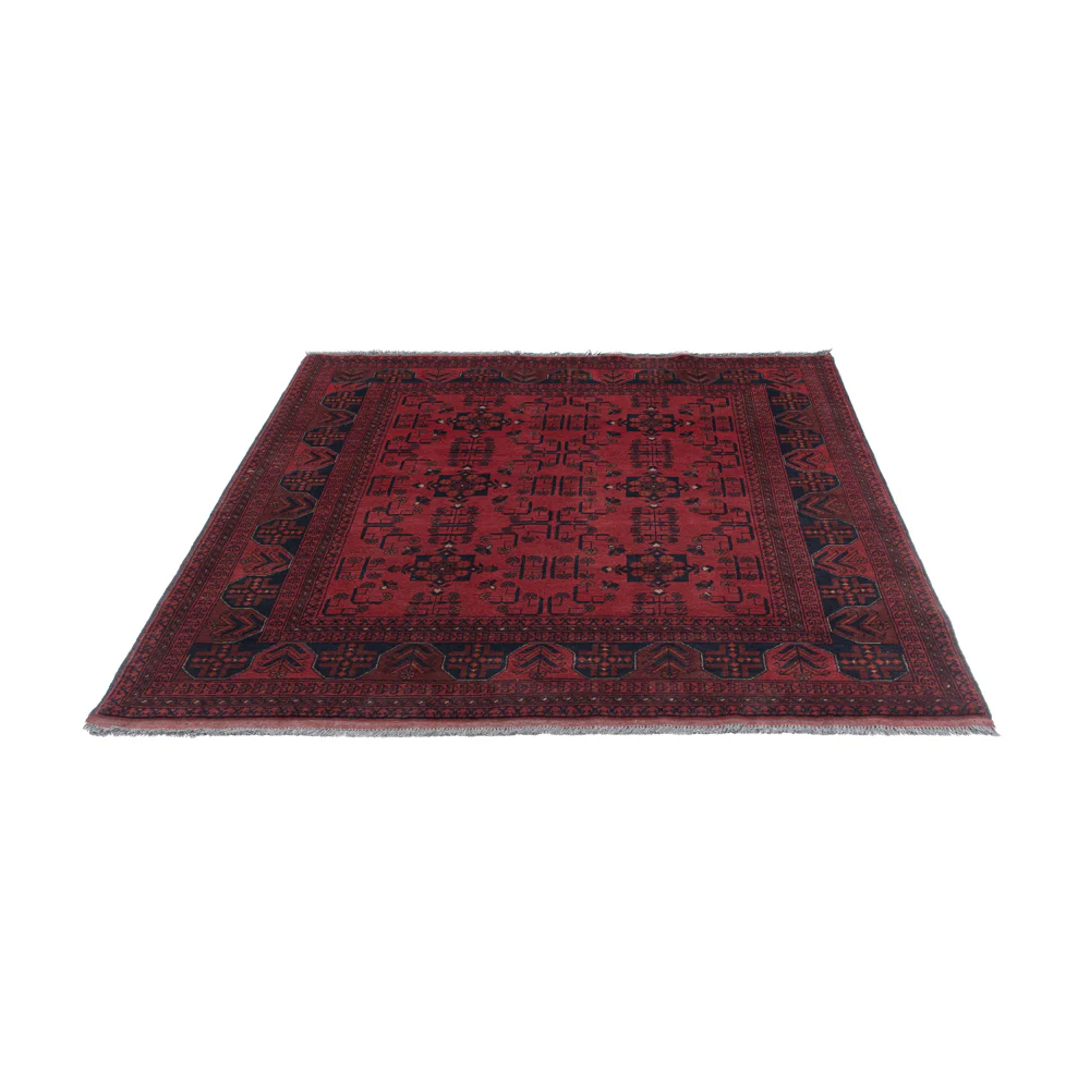 Afghan Teppich - Kunduz - 203 x 154 cm - rot - Image 6